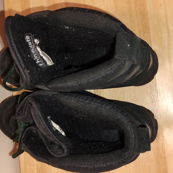LL Bean Snow Boots Kids size 7 Black Warm Thinsulate - Picture 7 of 10